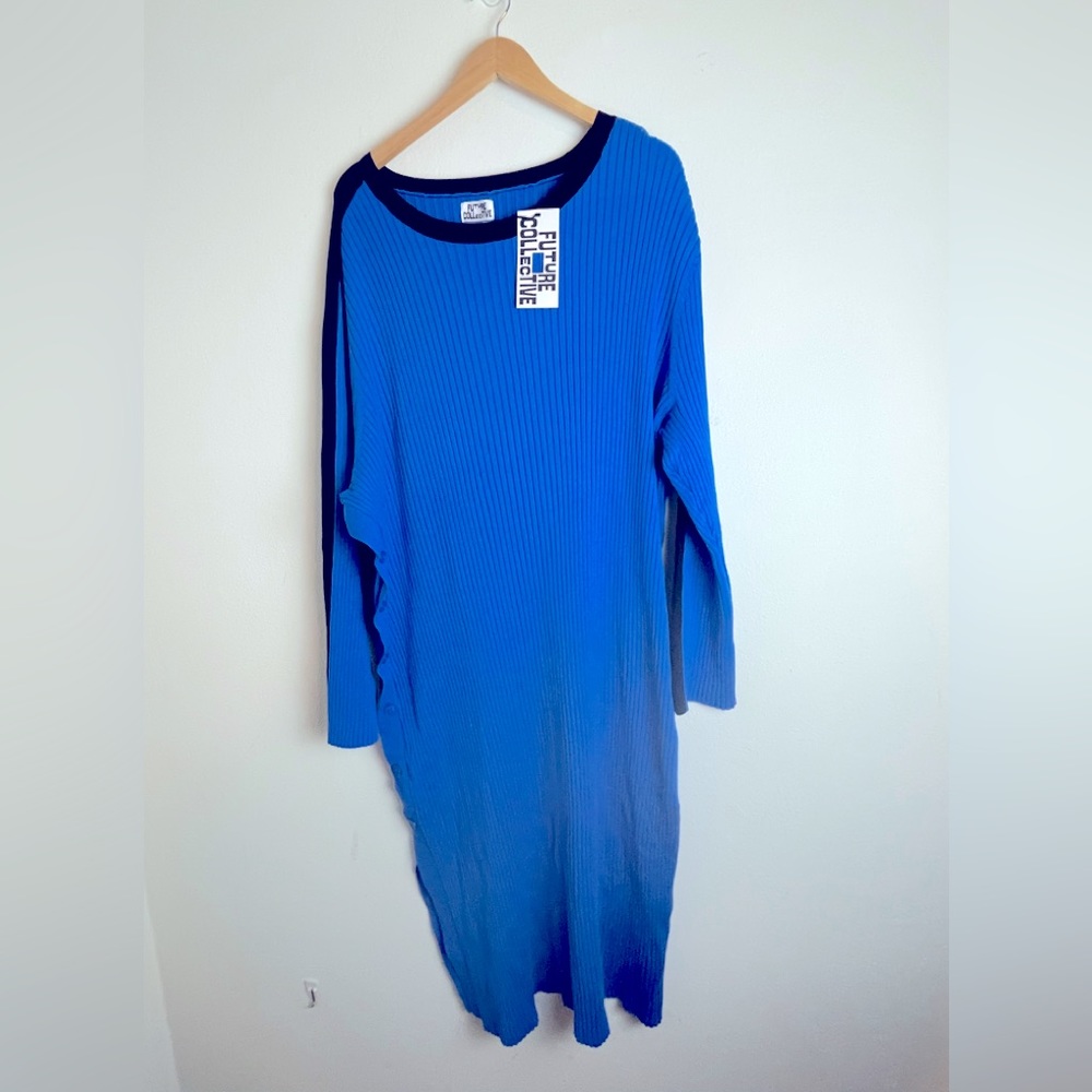 Future Collective Kahlana Barfield Brown For Target Plus Size 4X Sweater Dress